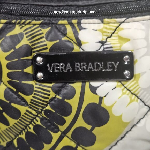 2 Vera Bradley Cocoa Moss Crossbody Shoulder Bag Floral Paisley w/ Frannie purse - Picture 12 of 16